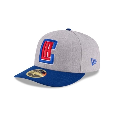 Sapca New Era Los Angeles Clippers NBA Heather Low Profile 59FIFTY Fitted - Gri